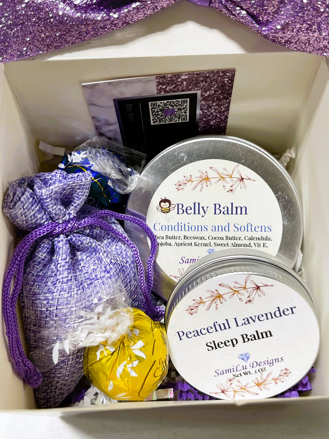 Pregnancy Stretchmark Treatment / Baby Shower Gift / Belly Butter New Mom Spa Set