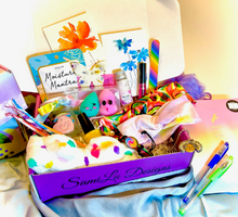 Load image into Gallery viewer, Loaded Peace and Love Rainbow Gift Box for Girls Teens Tweens
